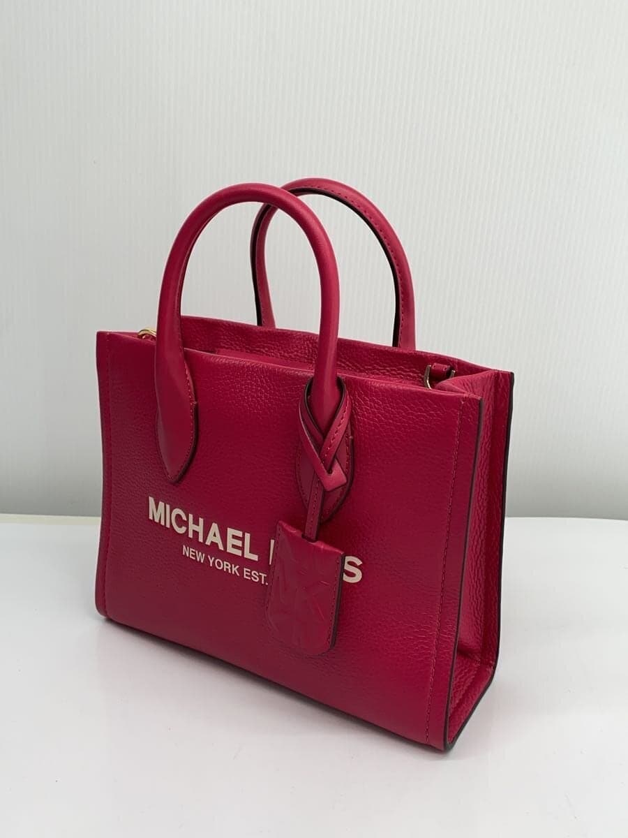MICHAEL KORS Shoulder Bag Leather RED 2