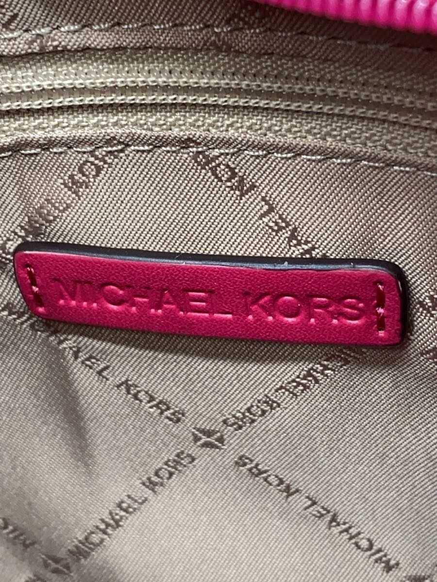 MICHAEL KORS Shoulder Bag Leather RED 5