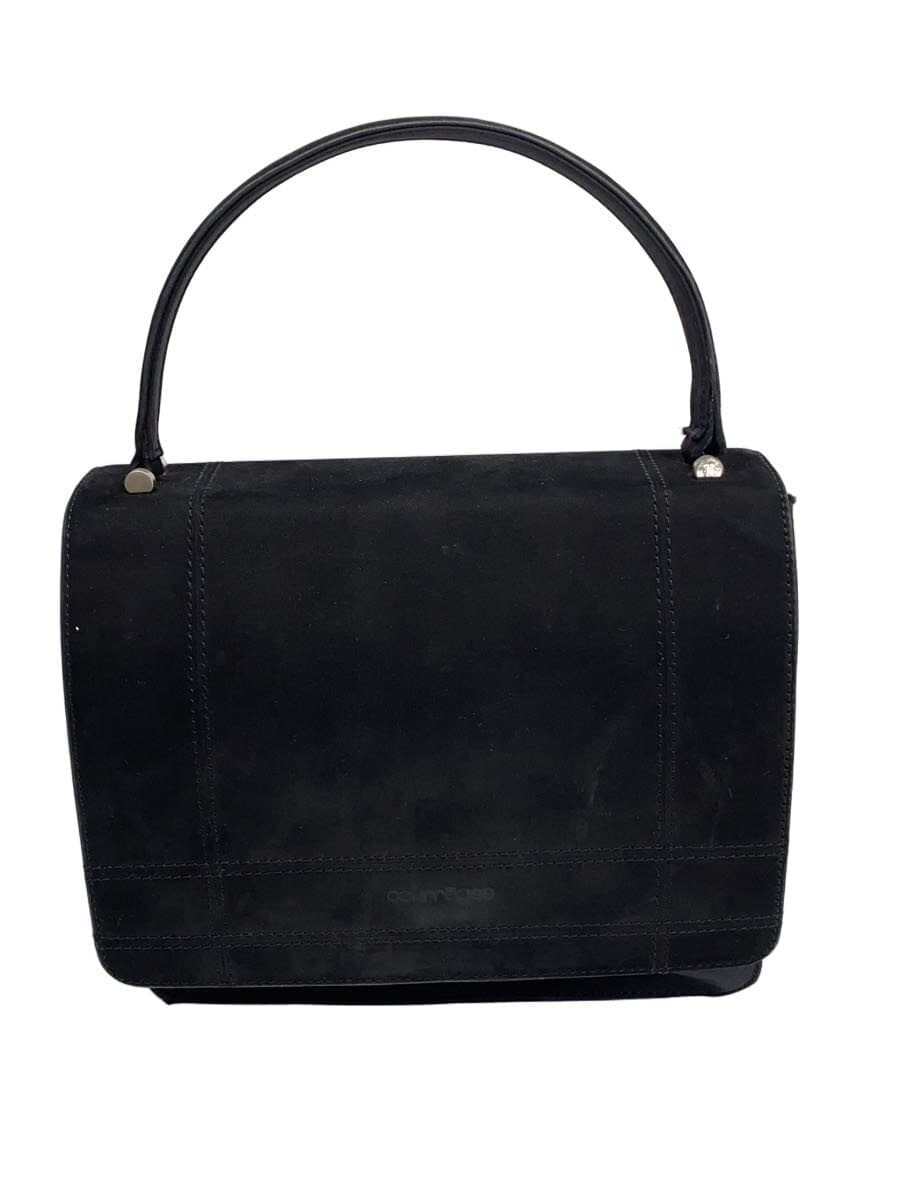 Courreges Handbag Suede BLK Solid