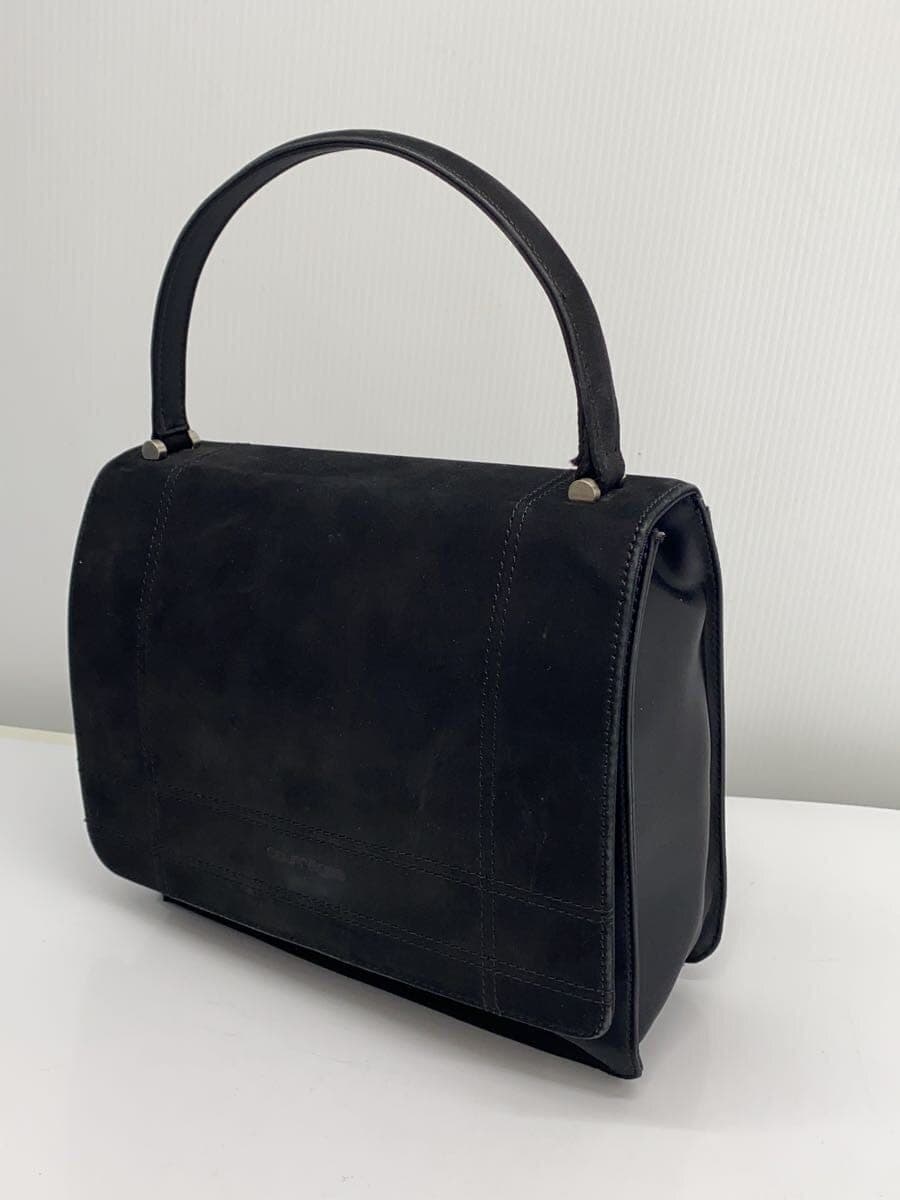 Courreges Handbag Suede BLK Solid 2