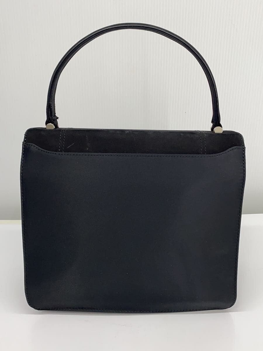 Courreges Handbag Suede BLK Solid 3