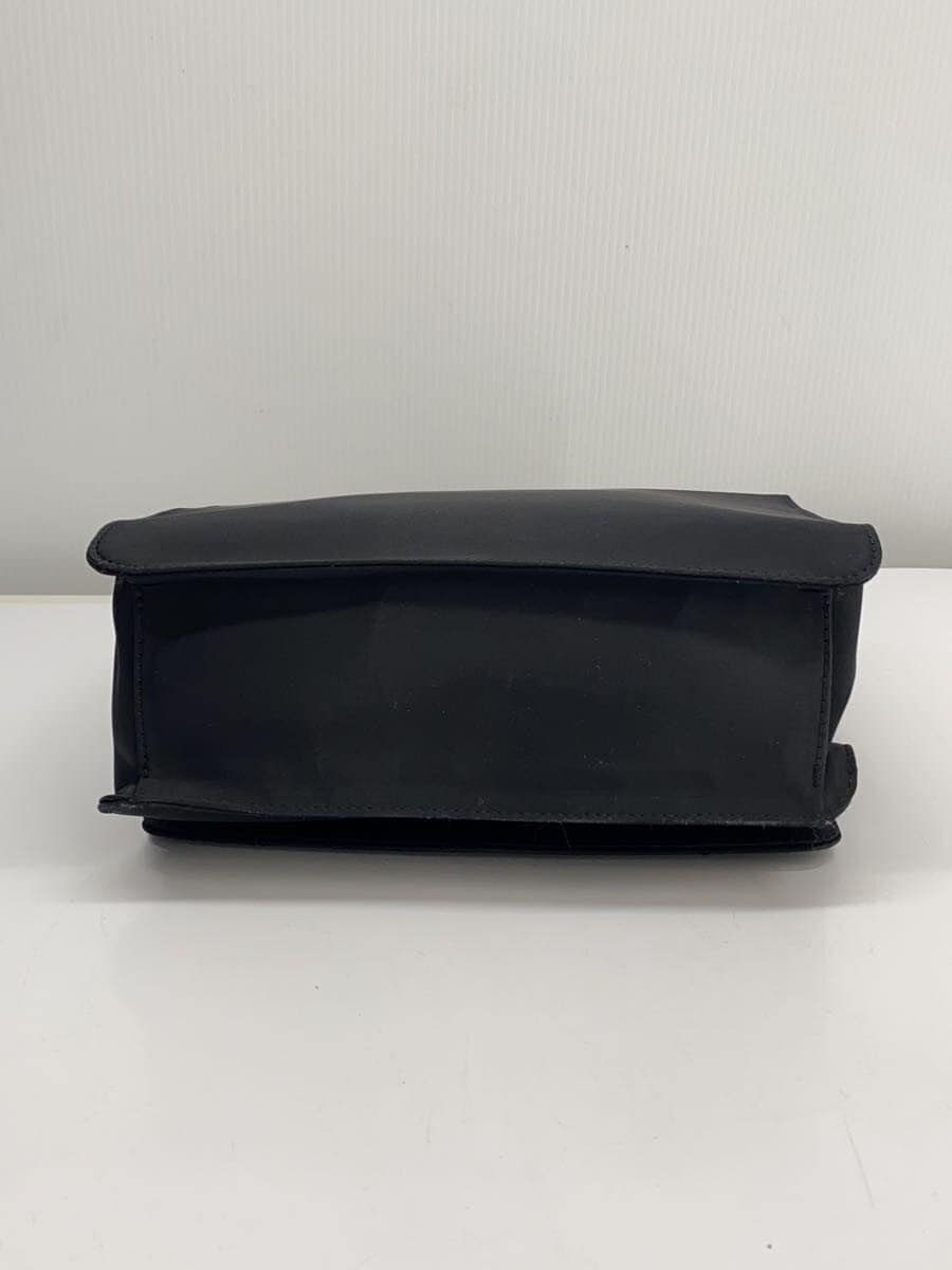 Courreges Handbag Suede BLK Solid 4