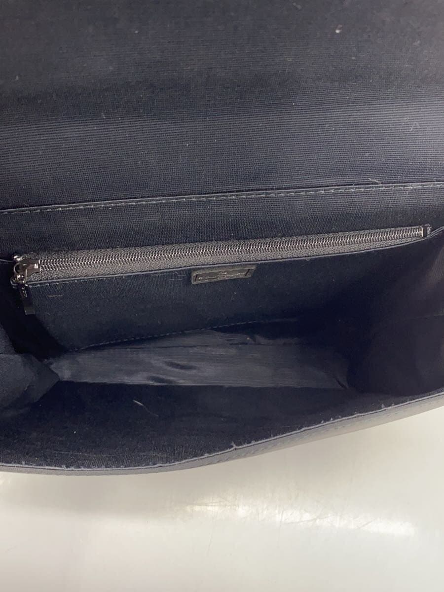 Courreges Handbag Suede BLK Solid 6