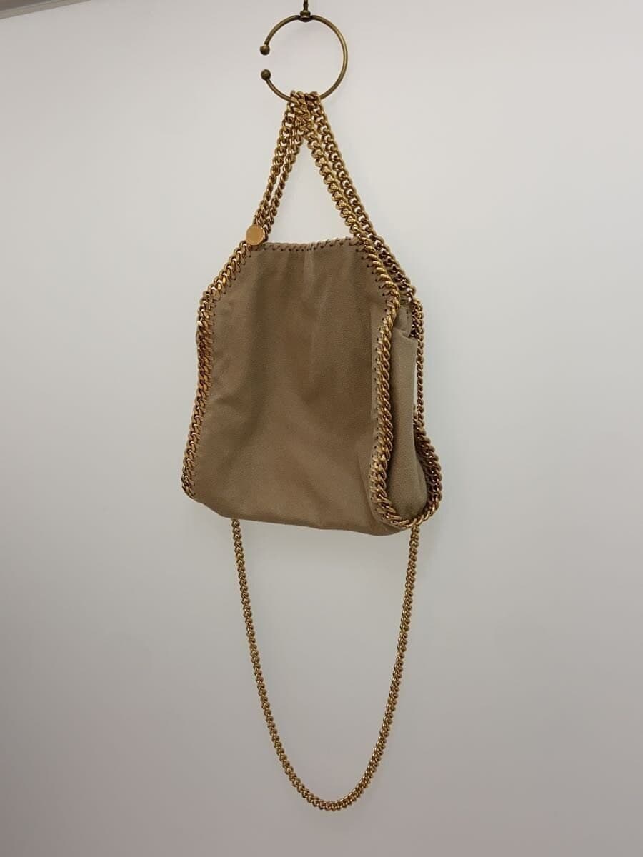 STELLAMcCARTNEY shoulder bag suede beige 371223 2