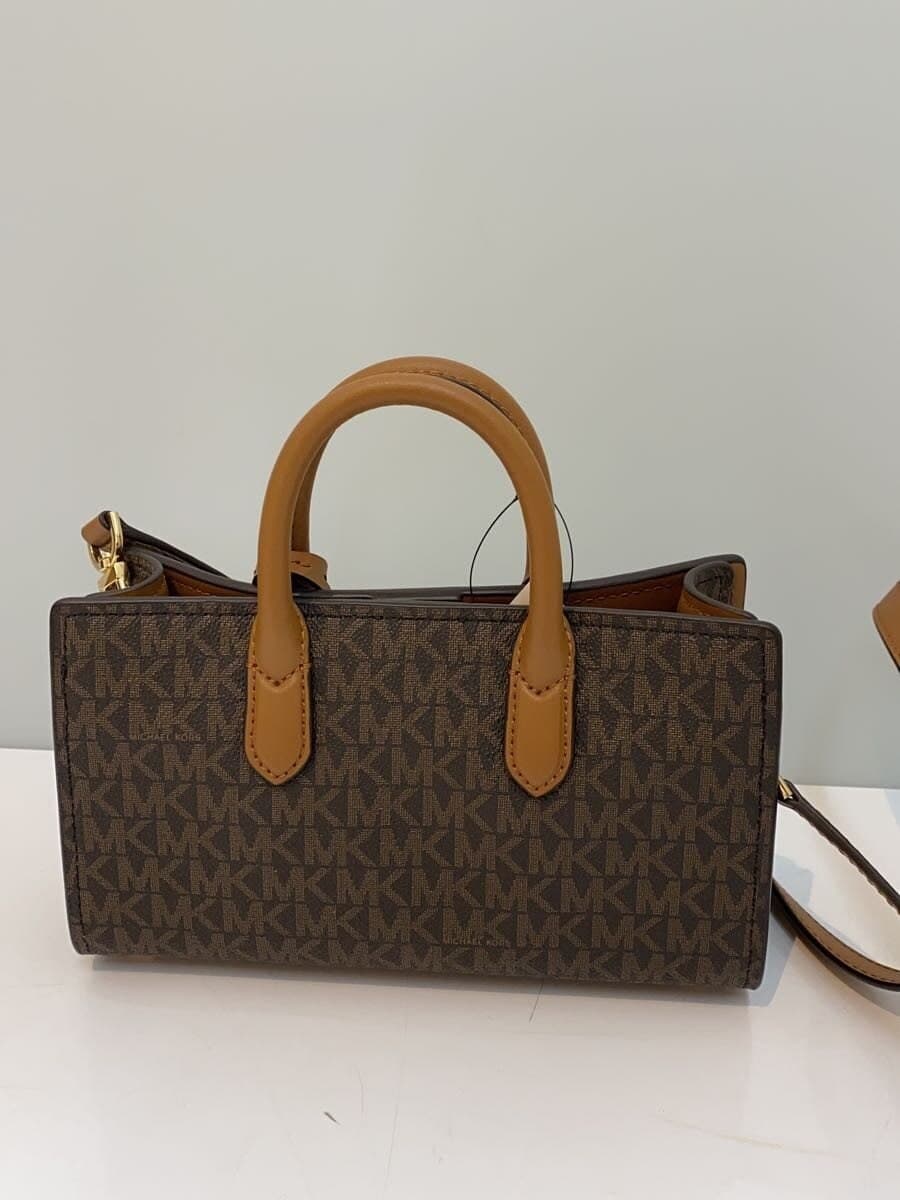 MICHAEL KORS Shoulder Bag -- BRW All-over Pattern AB-2411 3