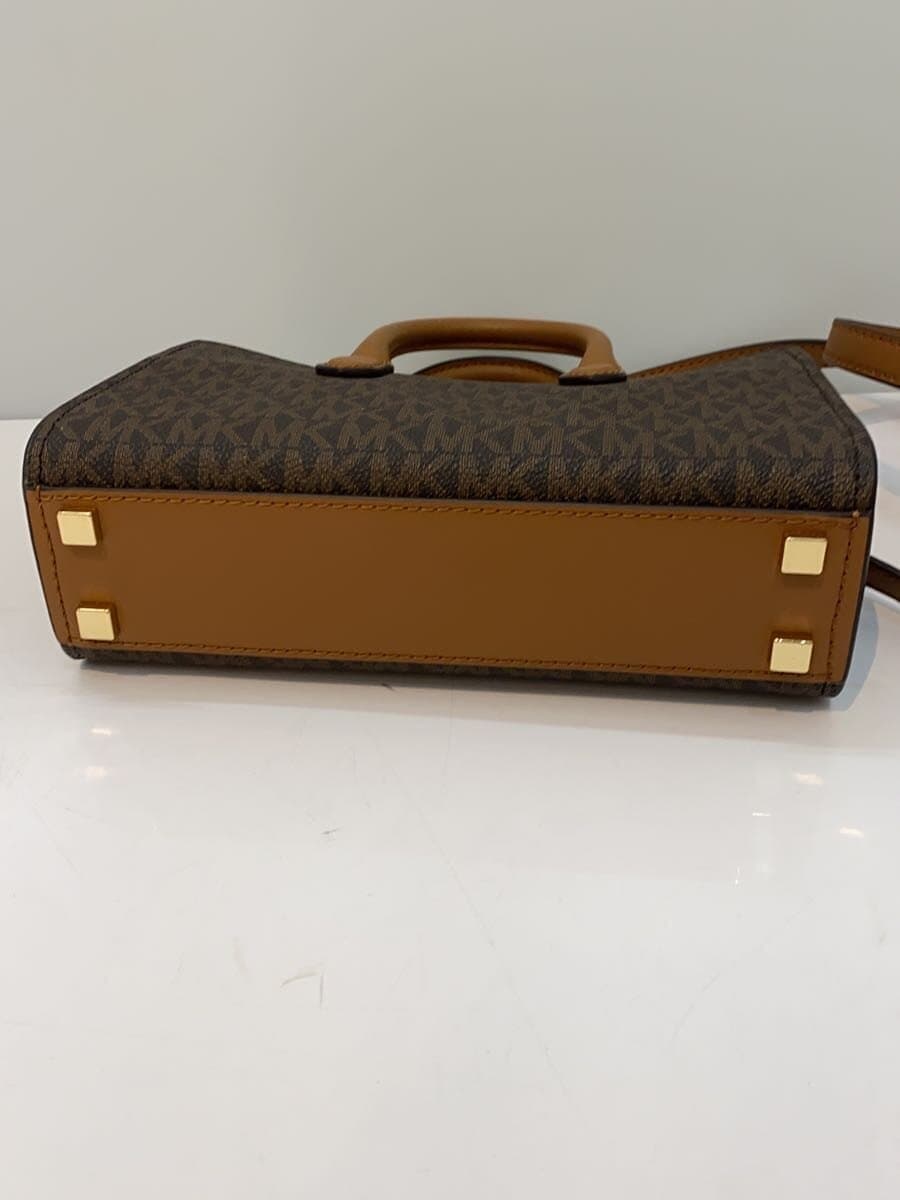 MICHAEL KORS Shoulder Bag -- BRW All-over Pattern AB-2411 4