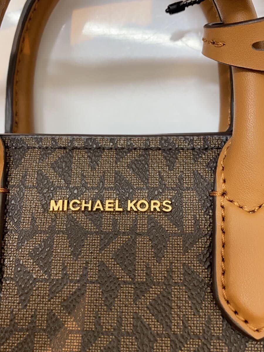 MICHAEL KORS Shoulder Bag -- BRW All-over Pattern AB-2411 5