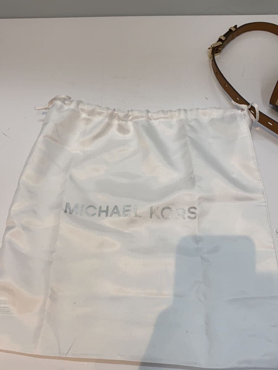 MICHAEL KORS Shoulder Bag -- BRW All-over Pattern AB-2411 7