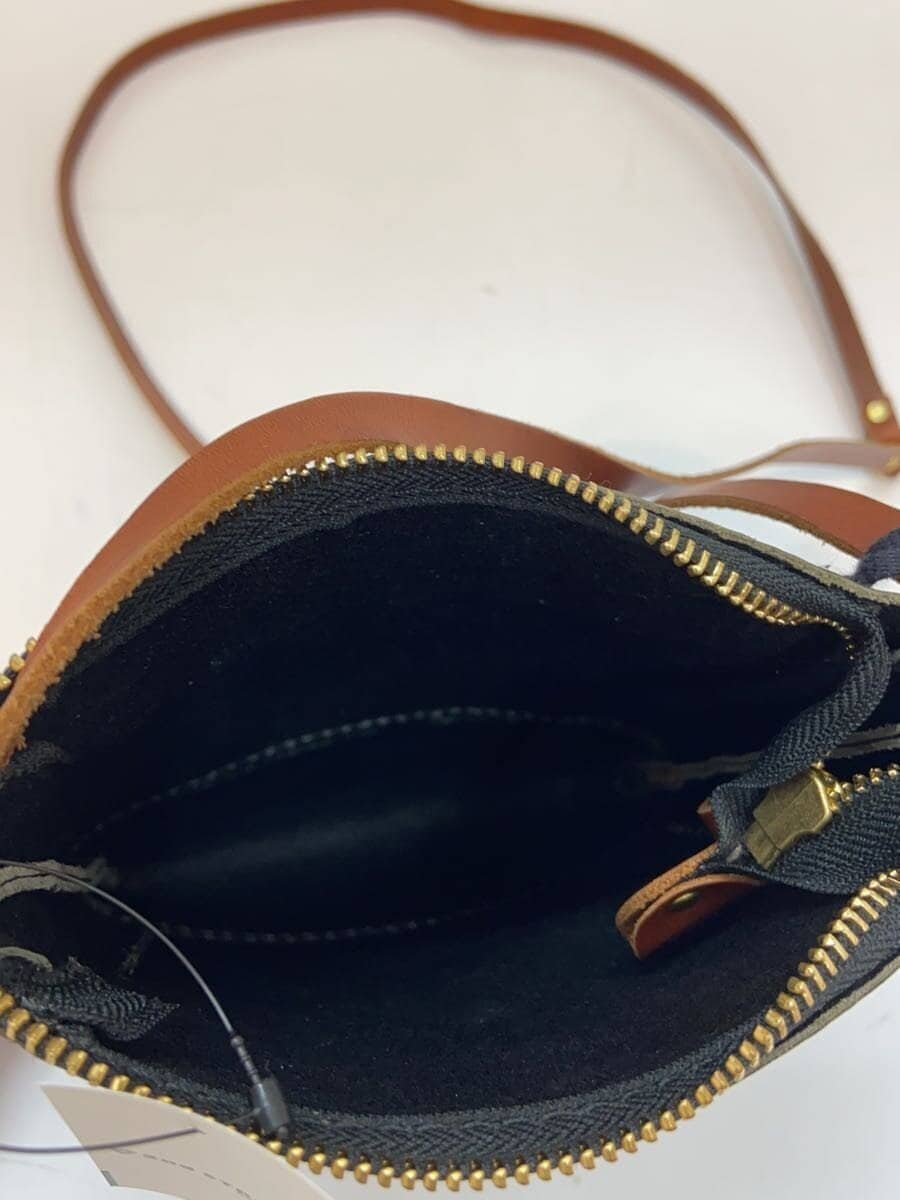 HERZ shoulder bag leather black plain 6