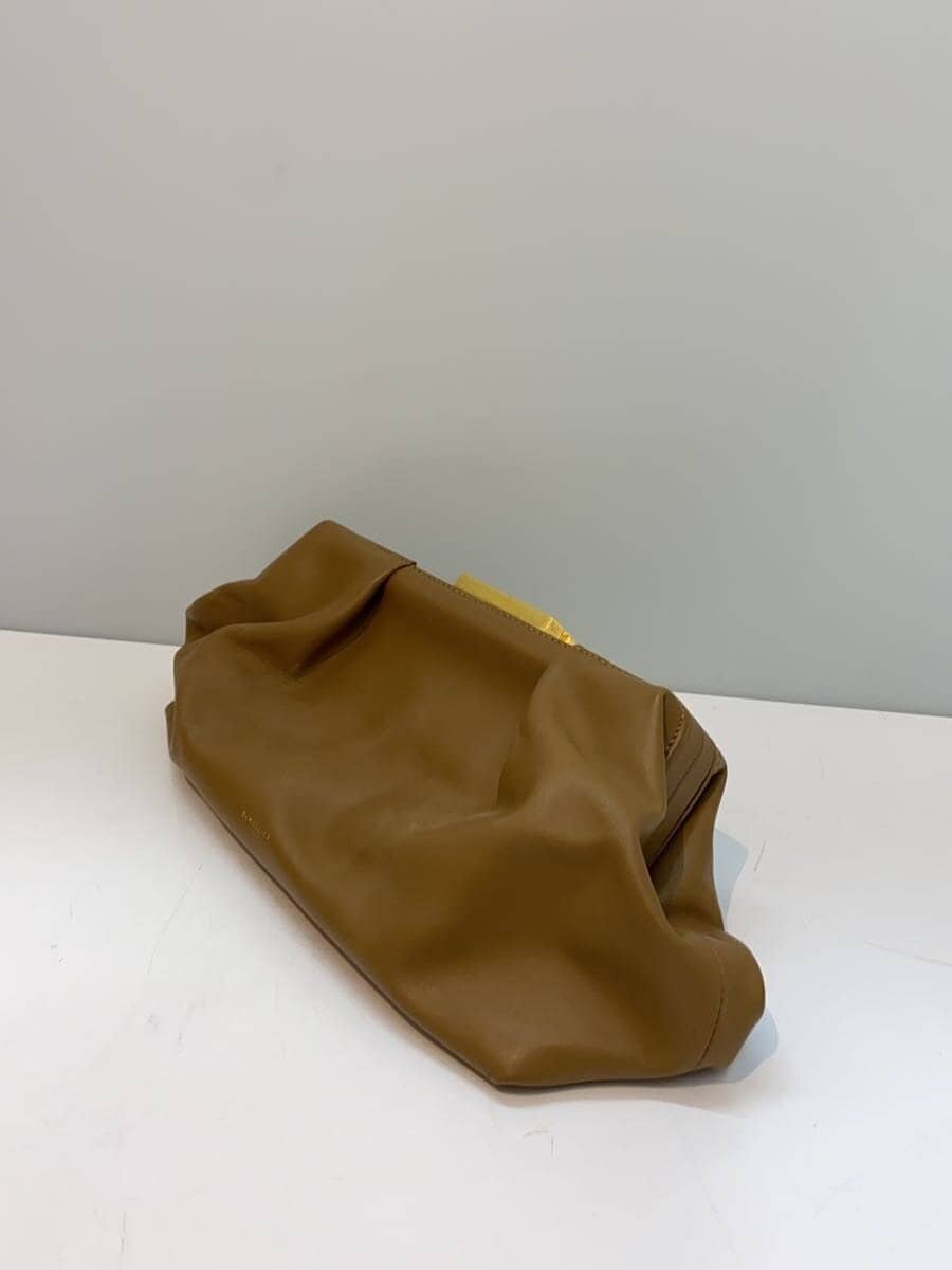 DEMELLIER shoulder bag leather camel plain 2