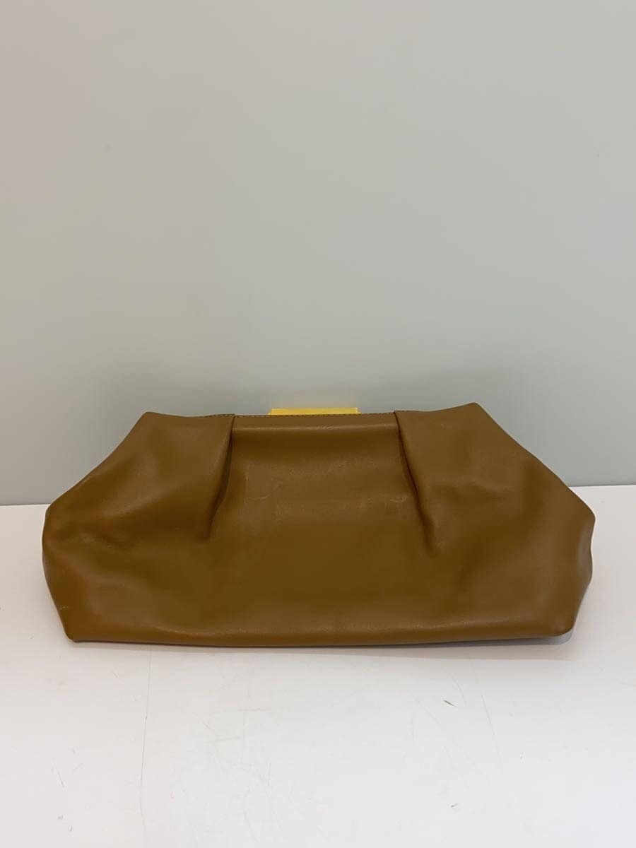 DEMELLIER shoulder bag leather camel plain 3