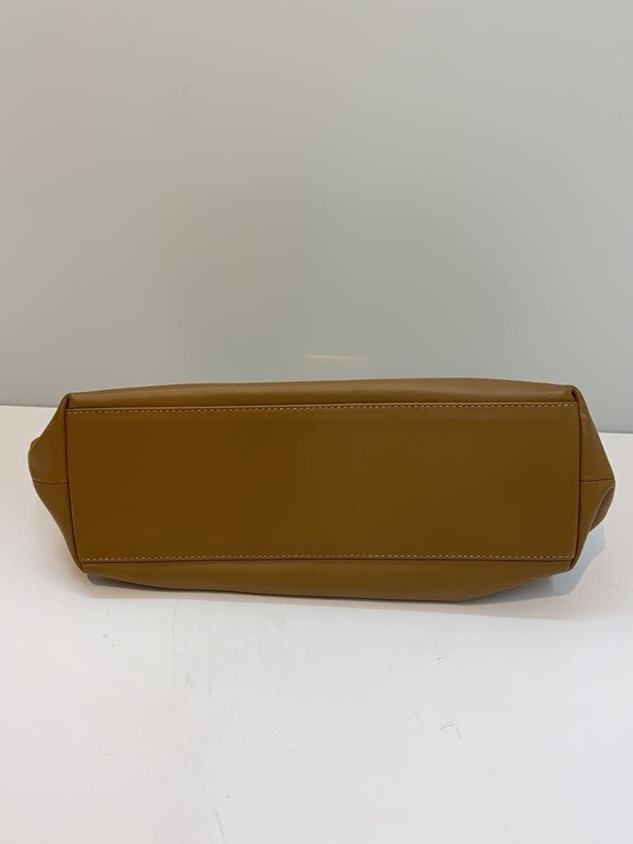 DEMELLIER shoulder bag leather camel plain 4