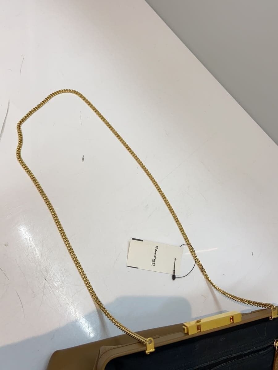 DEMELLIER shoulder bag leather camel plain 7