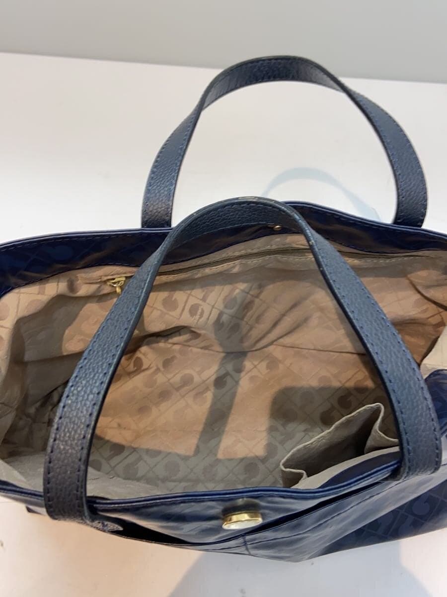 GHERARDINI bag polyester navy all-over pattern 6