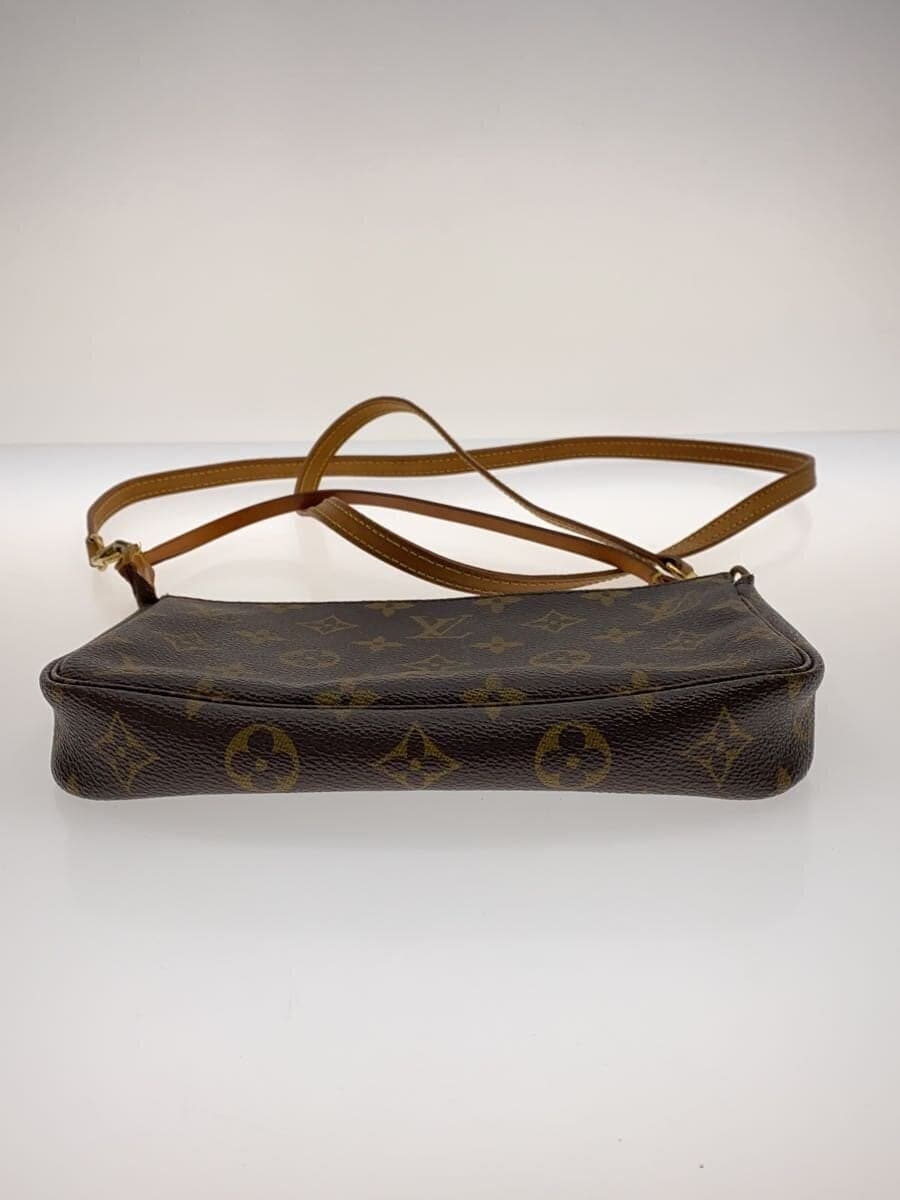 LOUIS VUITTON 1) Pochette Accessoires Monogram Canvas PVC BRW M51980 4