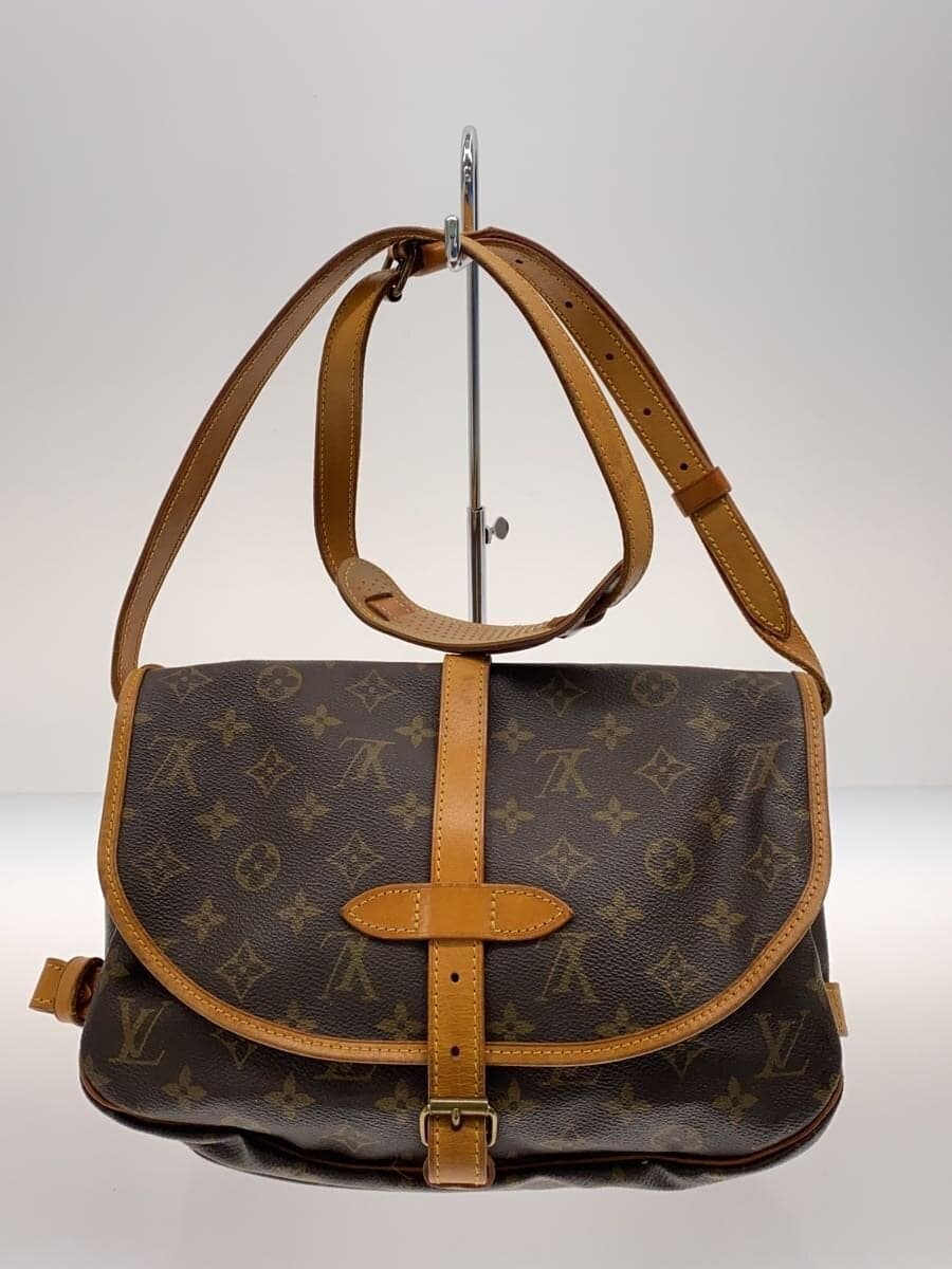 LOUIS VUITTON 1) Soumure 30 Monogram Canvas PVC BRW M42256 3