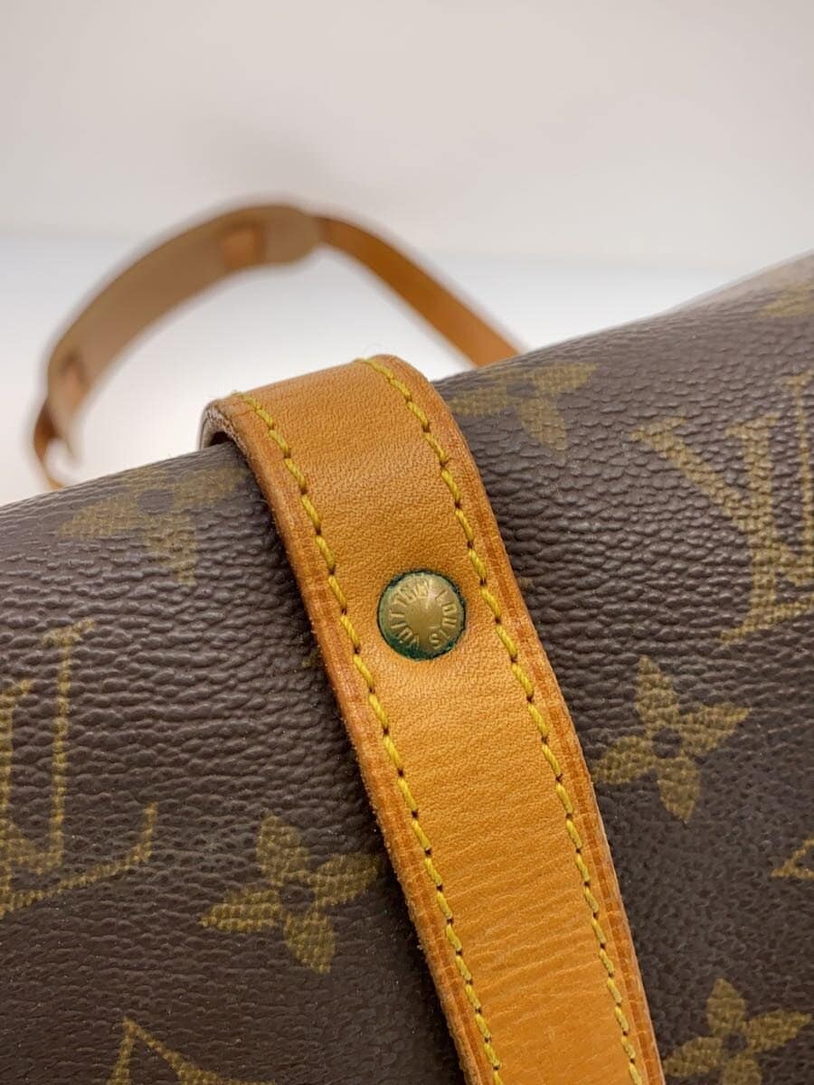 LOUIS VUITTON 1) Soumure 30 Monogram Canvas PVC BRW M42256 8