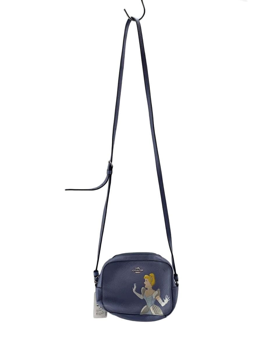 COACH Shoulder Bag Leather Blue Solid A2181-C3406