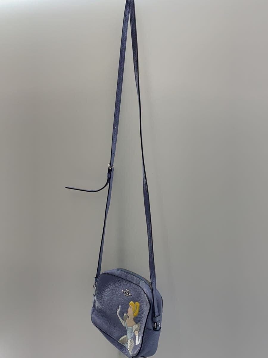 COACH Shoulder Bag Leather Blue Solid A2181-C3406 2