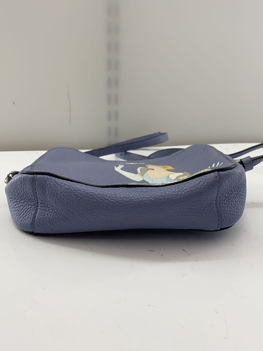 COACH Shoulder Bag Leather Blue Solid A2181-C3406 4