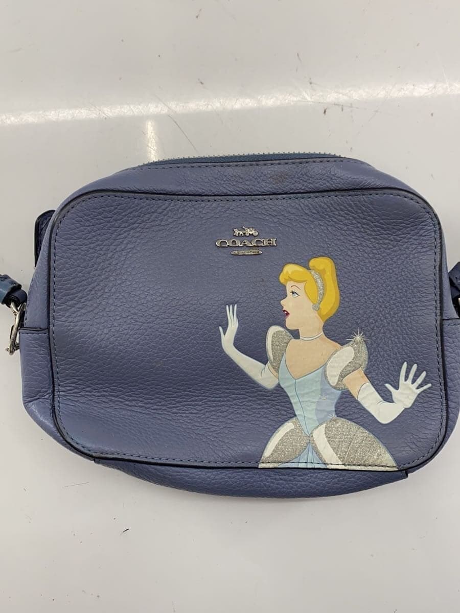 COACH Shoulder Bag Leather Blue Solid A2181-C3406 5