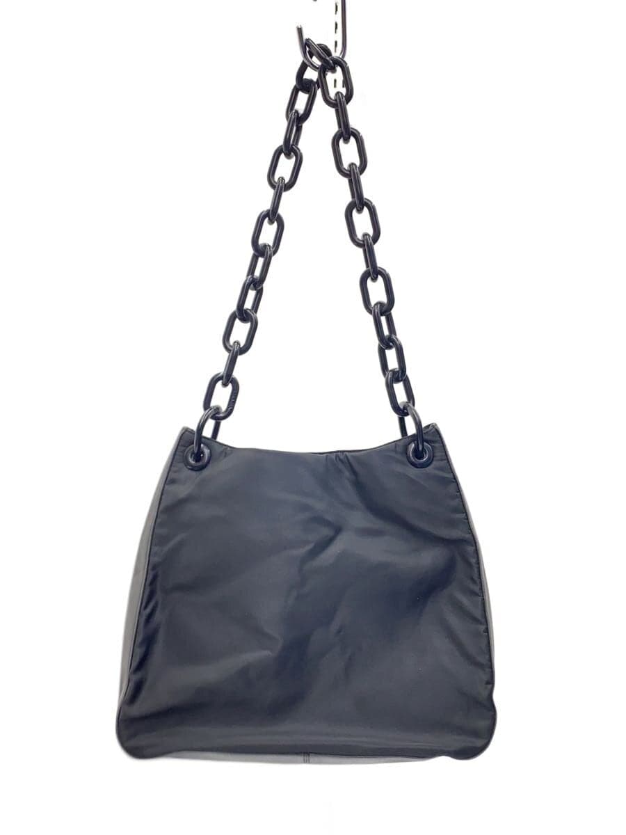 PRADA Bag Nylon BLK Plastic Chain
