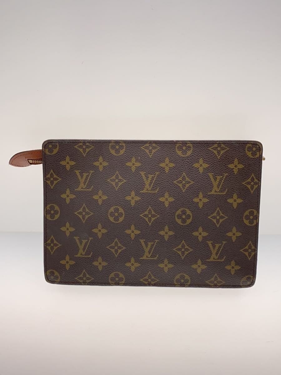 LOUIS VUITTON Pochette Homme Monogram Canvas PVC BRW M51795 3