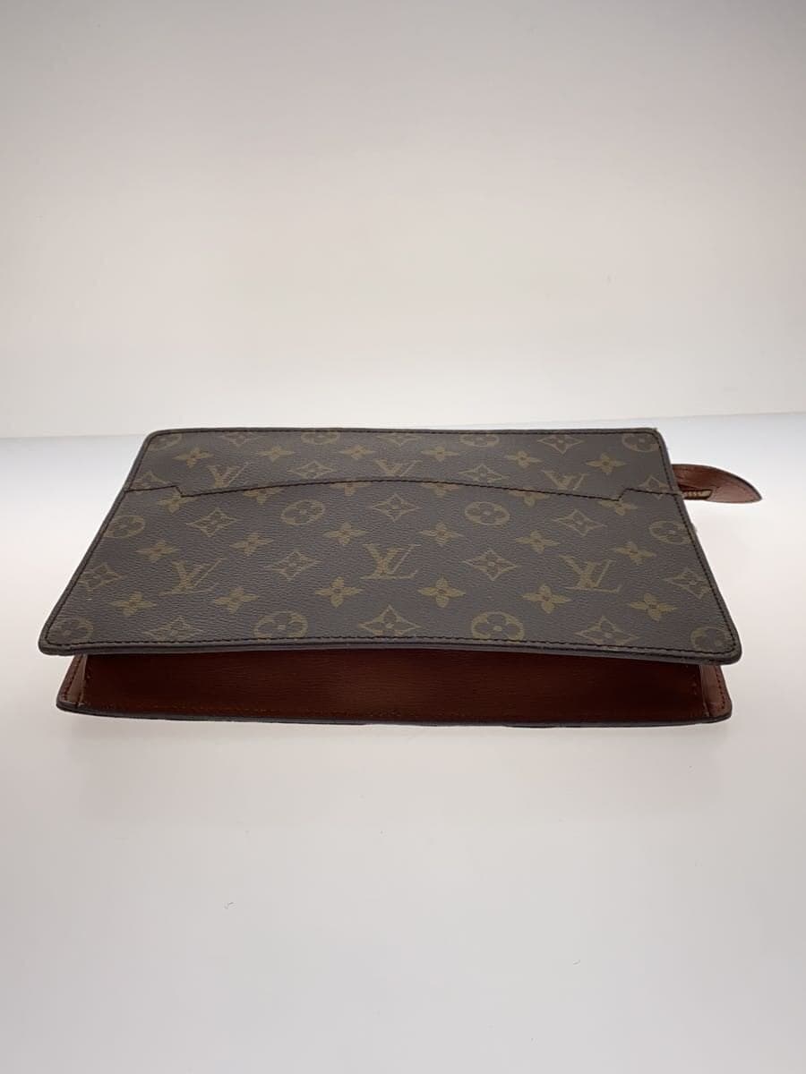 LOUIS VUITTON Pochette Homme Monogram Canvas PVC BRW M51795 4