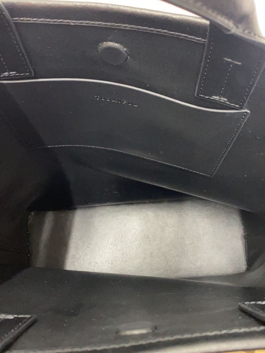 TODAYFUL Tote Bag Leather BLK Useful Leather Bag Good Condition 6