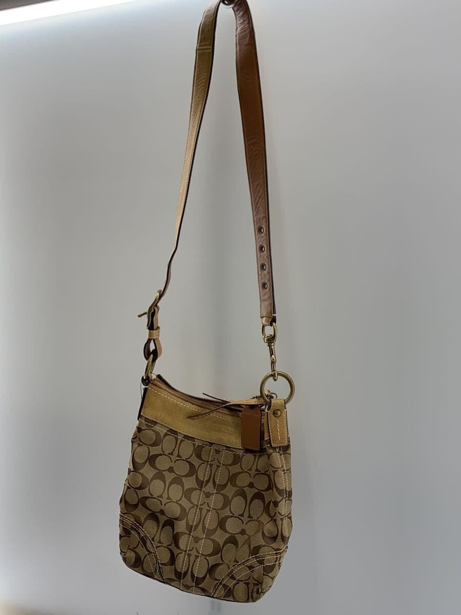 COACH Shoulder Bag Cotton CML All-over Pattern 10402 2