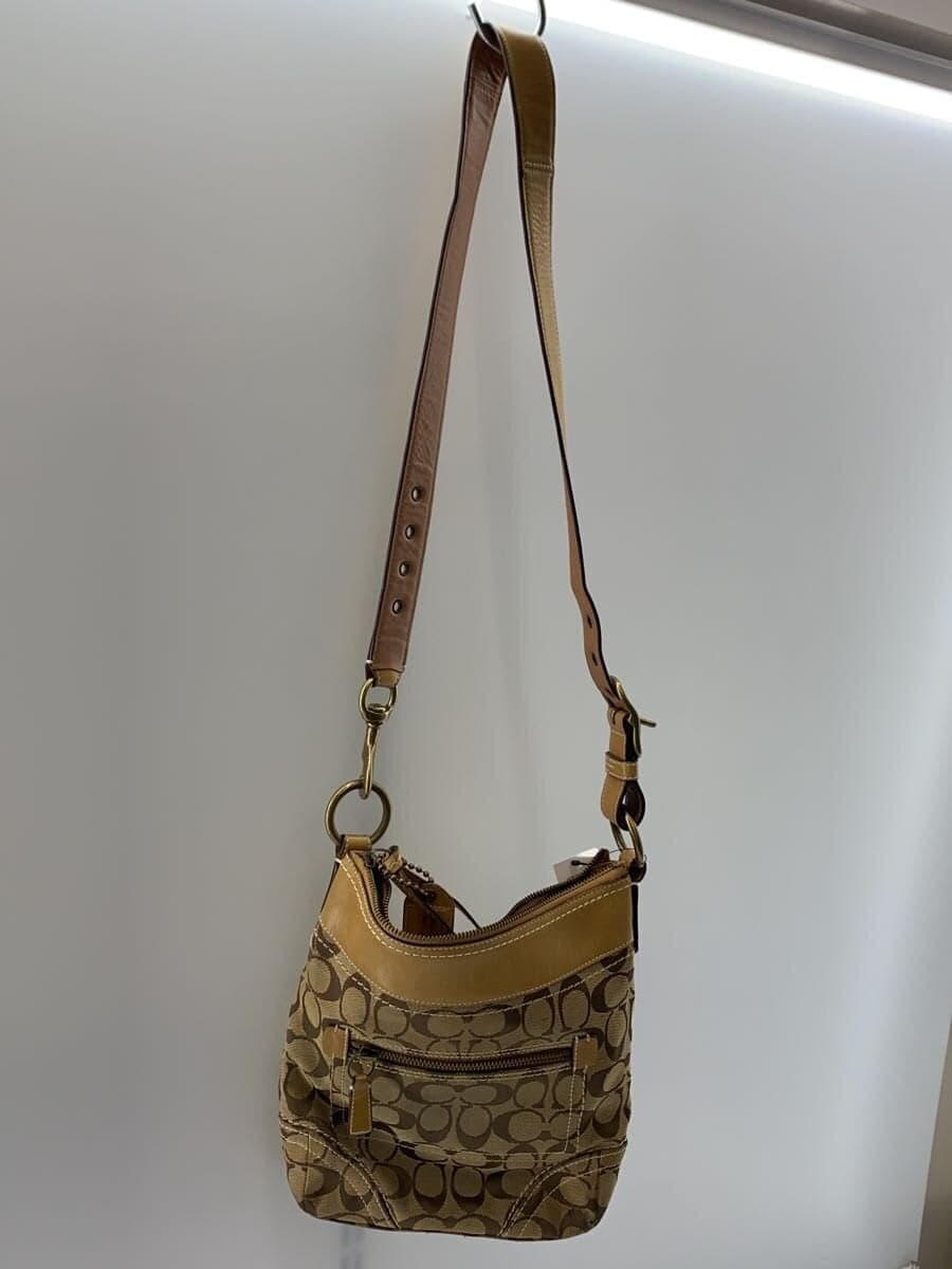 COACH Shoulder Bag Cotton CML All-over Pattern 10402 3