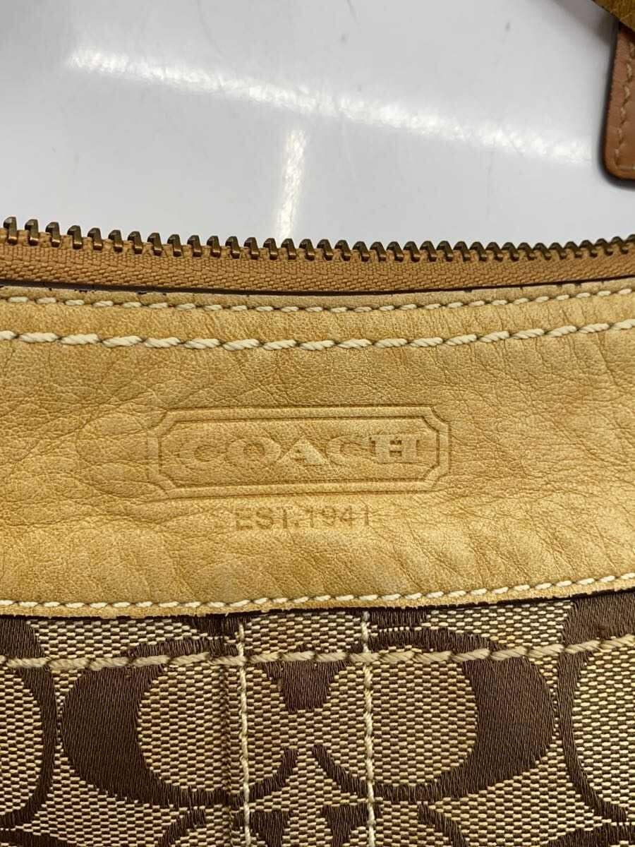 COACH Shoulder Bag Cotton CML All-over Pattern 10402 5
