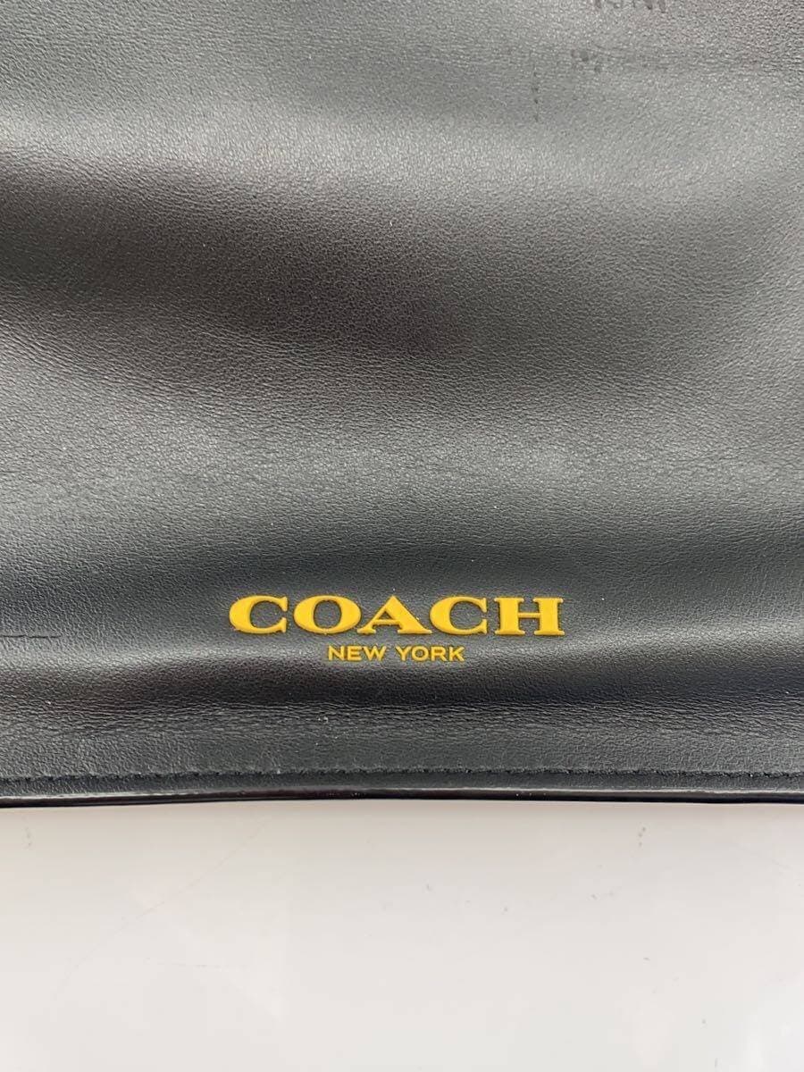 COACH Shoulder Bag Leather Black F84427 5