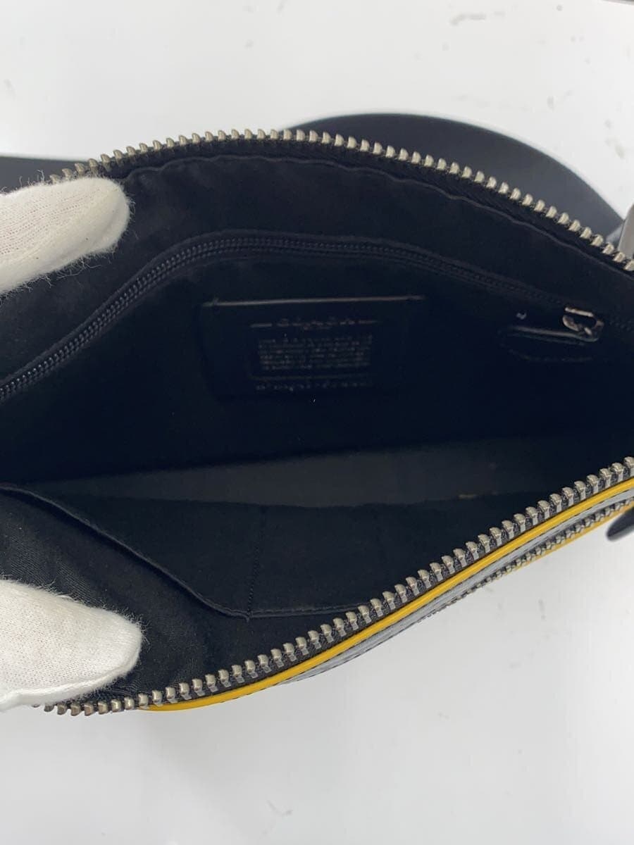 COACH Shoulder Bag Leather Black F84427 6