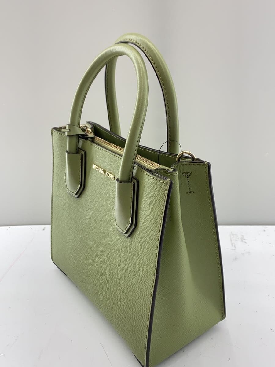 MICHAEL KORS Handbag Leather GRN Solid Color 30T0LM9M2L 2