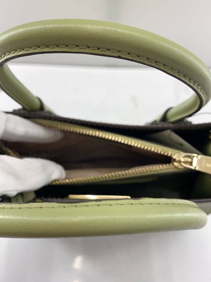 MICHAEL KORS Handbag Leather GRN Solid Color 30T0LM9M2L 6