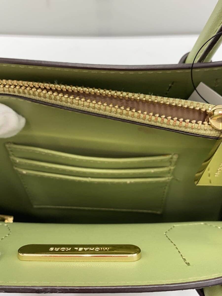 MICHAEL KORS Handbag Leather GRN Solid Color 30T0LM9M2L 7