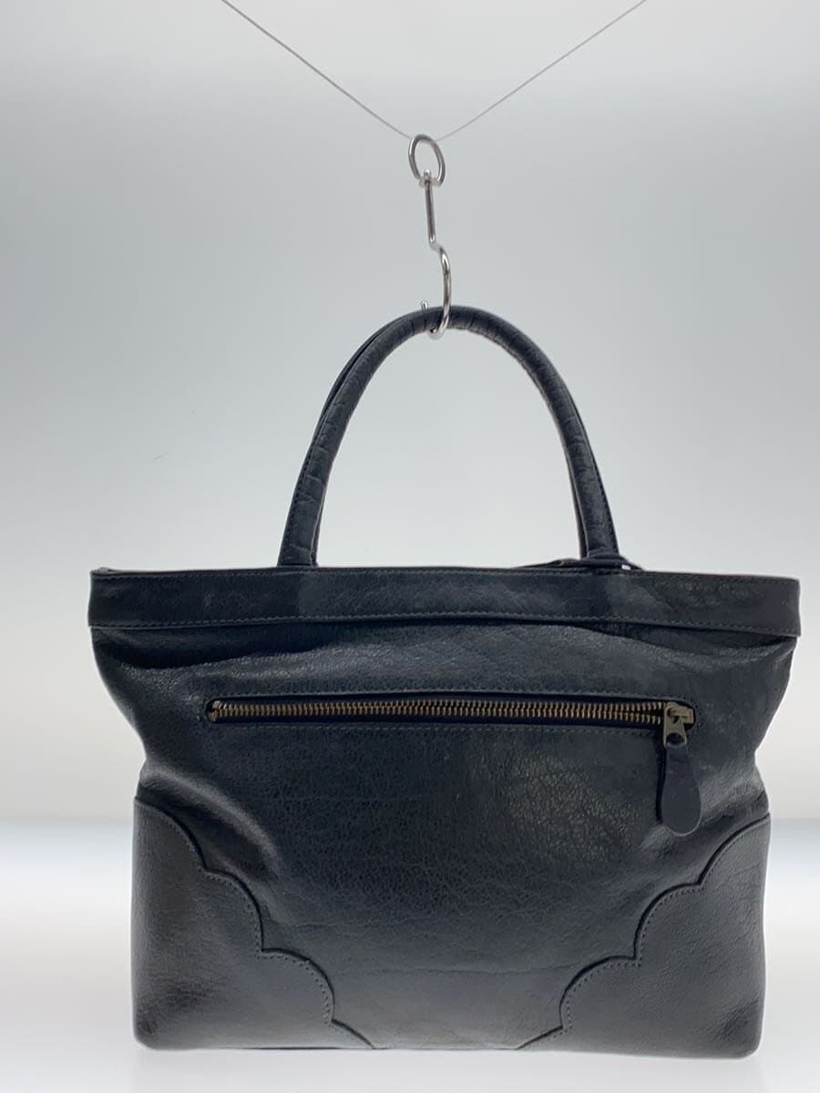 IBIZA Handbag Leather BLK Solid 3