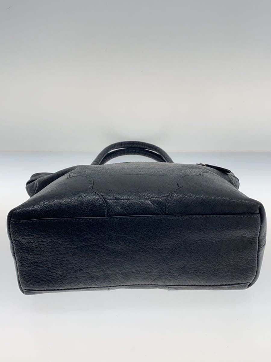 IBIZA Handbag Leather BLK Solid 4