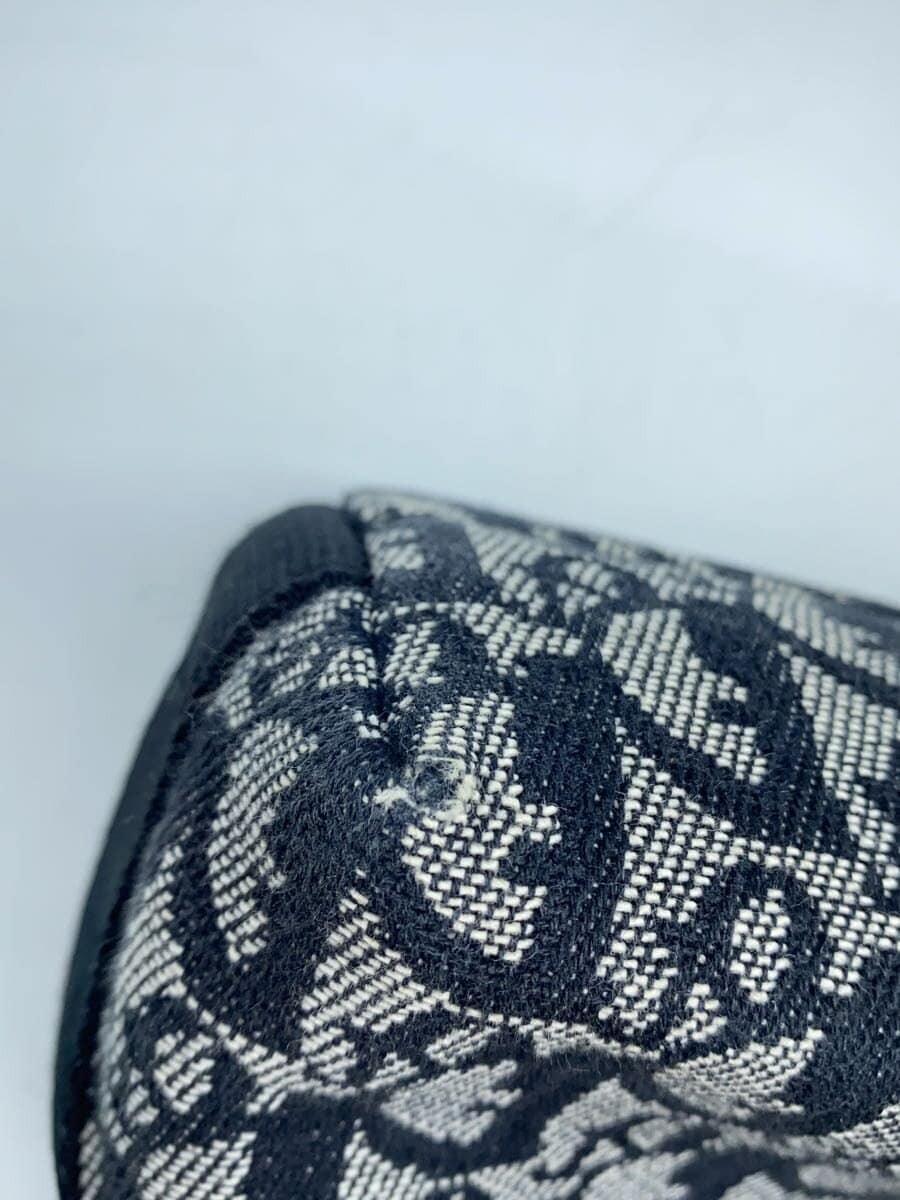 Christian Dior Trotter Shoulder Logo Shoulder Bag Canvas BLK All Over Pattern 8