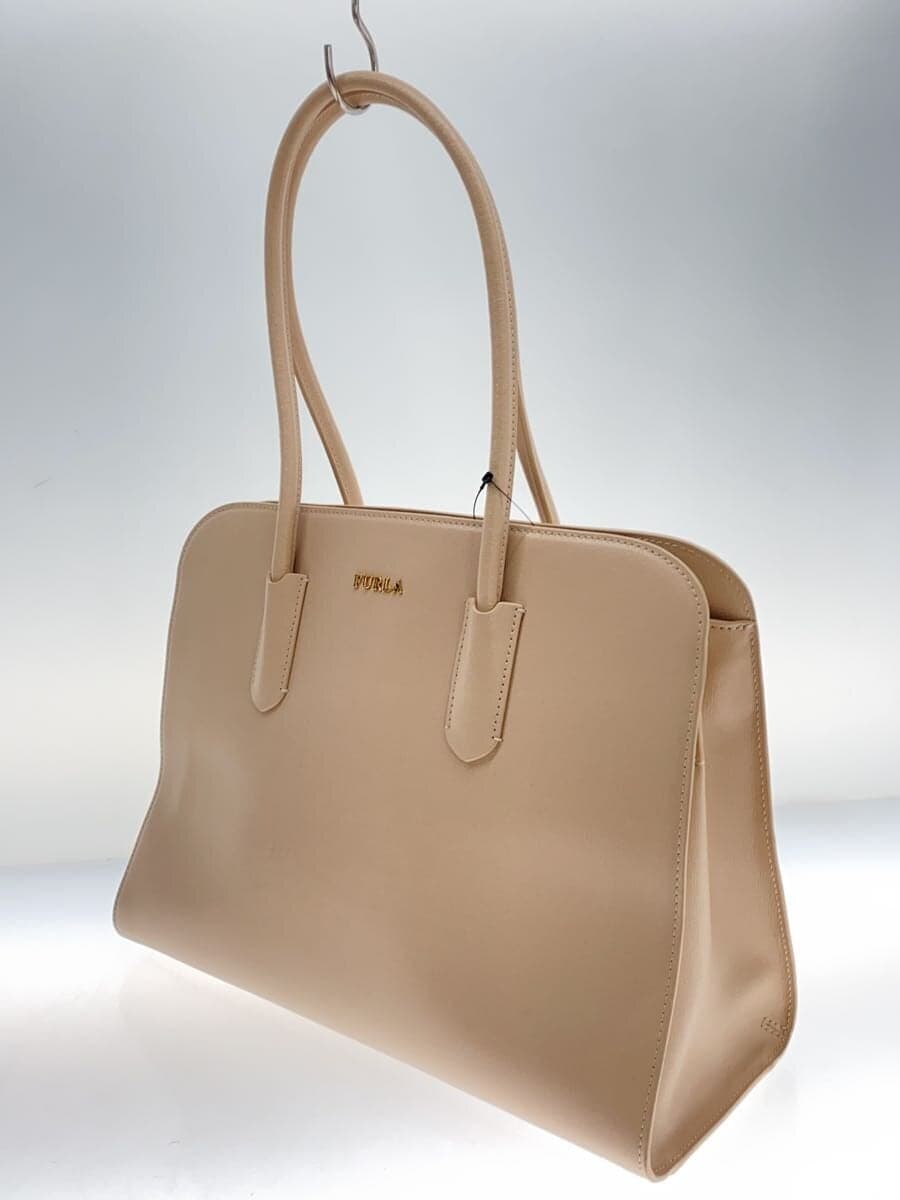 FURLA Tote Bag Leather BEG 2