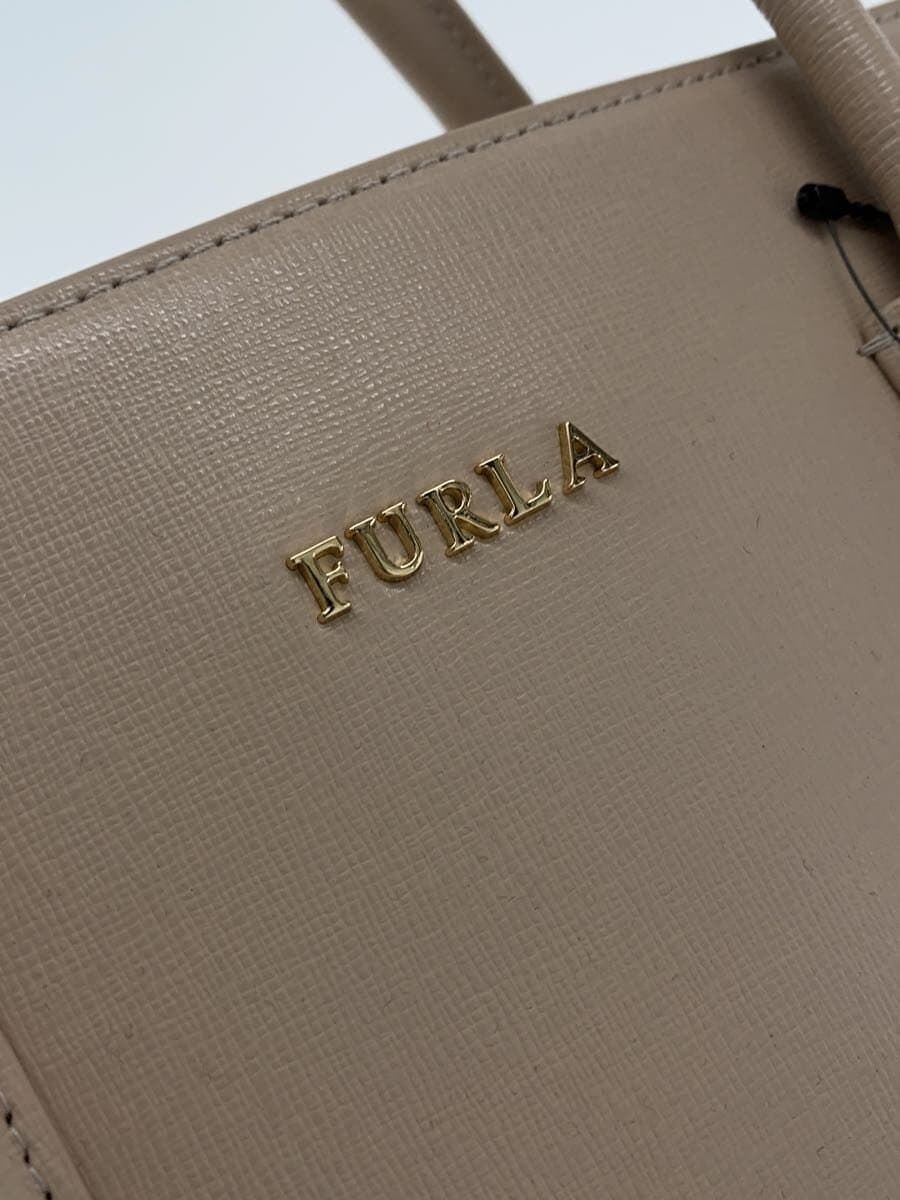 FURLA Tote Bag Leather BEG 5