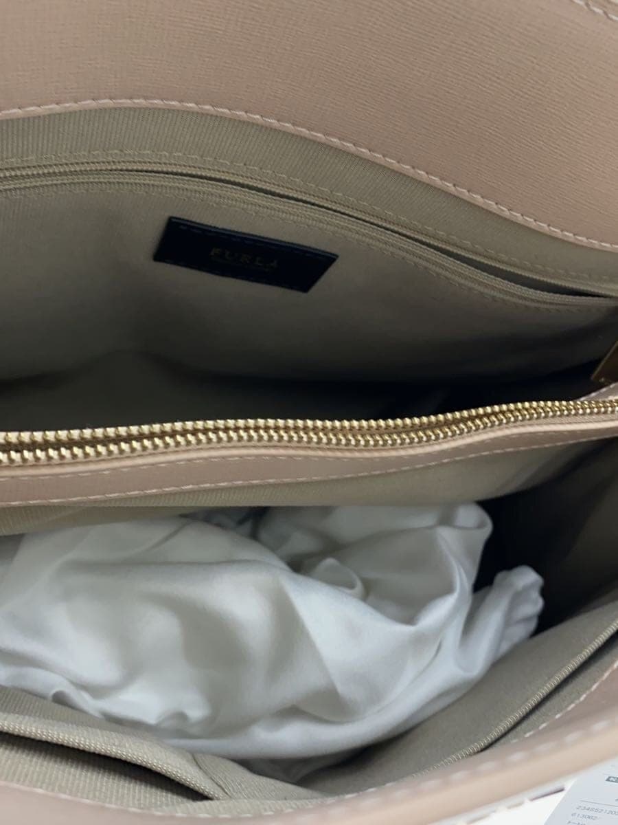 FURLA Tote Bag Leather BEG 6