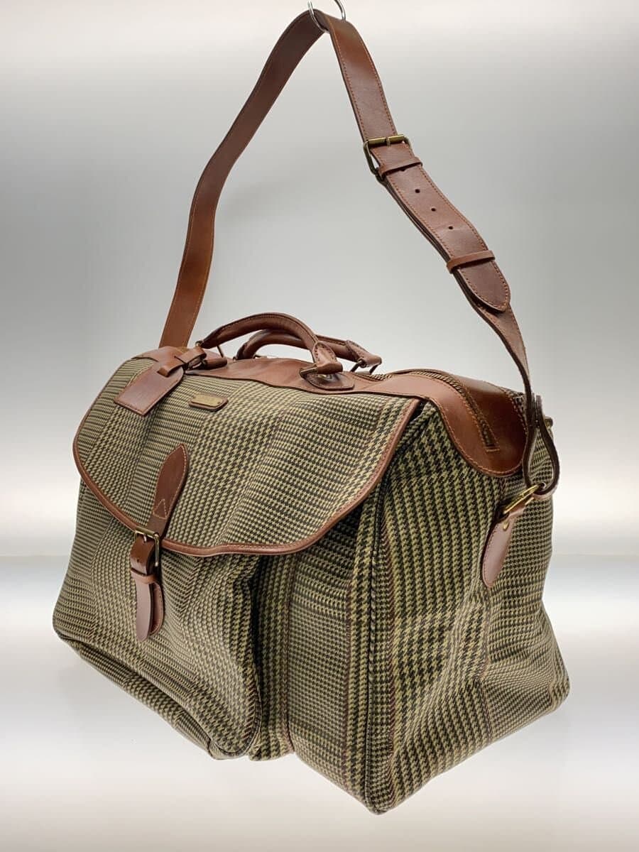 POLO RALPH LAUREN Boston bag Canvas Multicolor Houndstooth 2