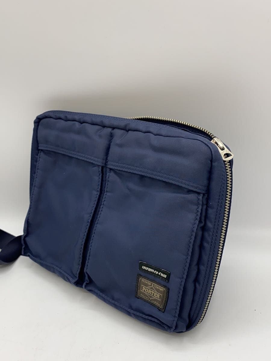 PORTER Shoulder Bag PVC NVY Solid 2