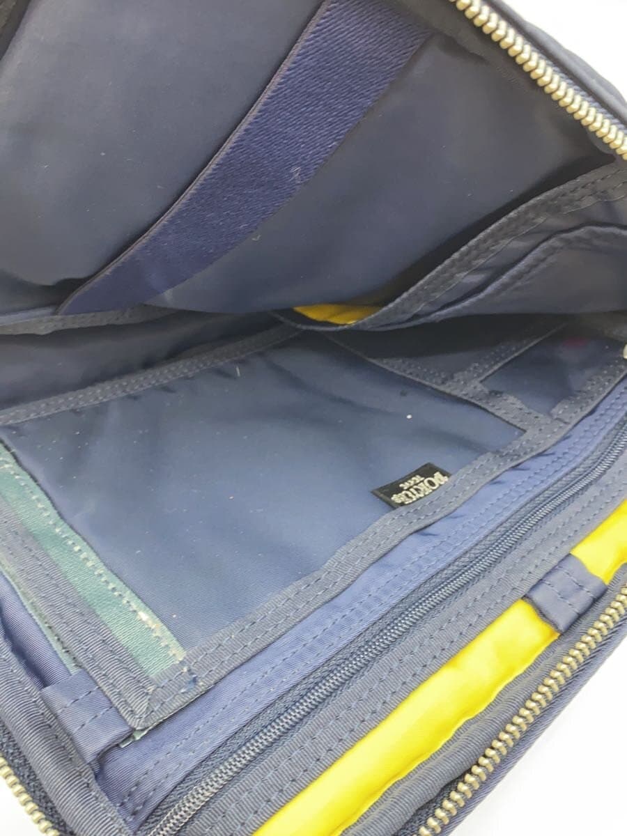 PORTER Shoulder Bag PVC NVY Solid 6