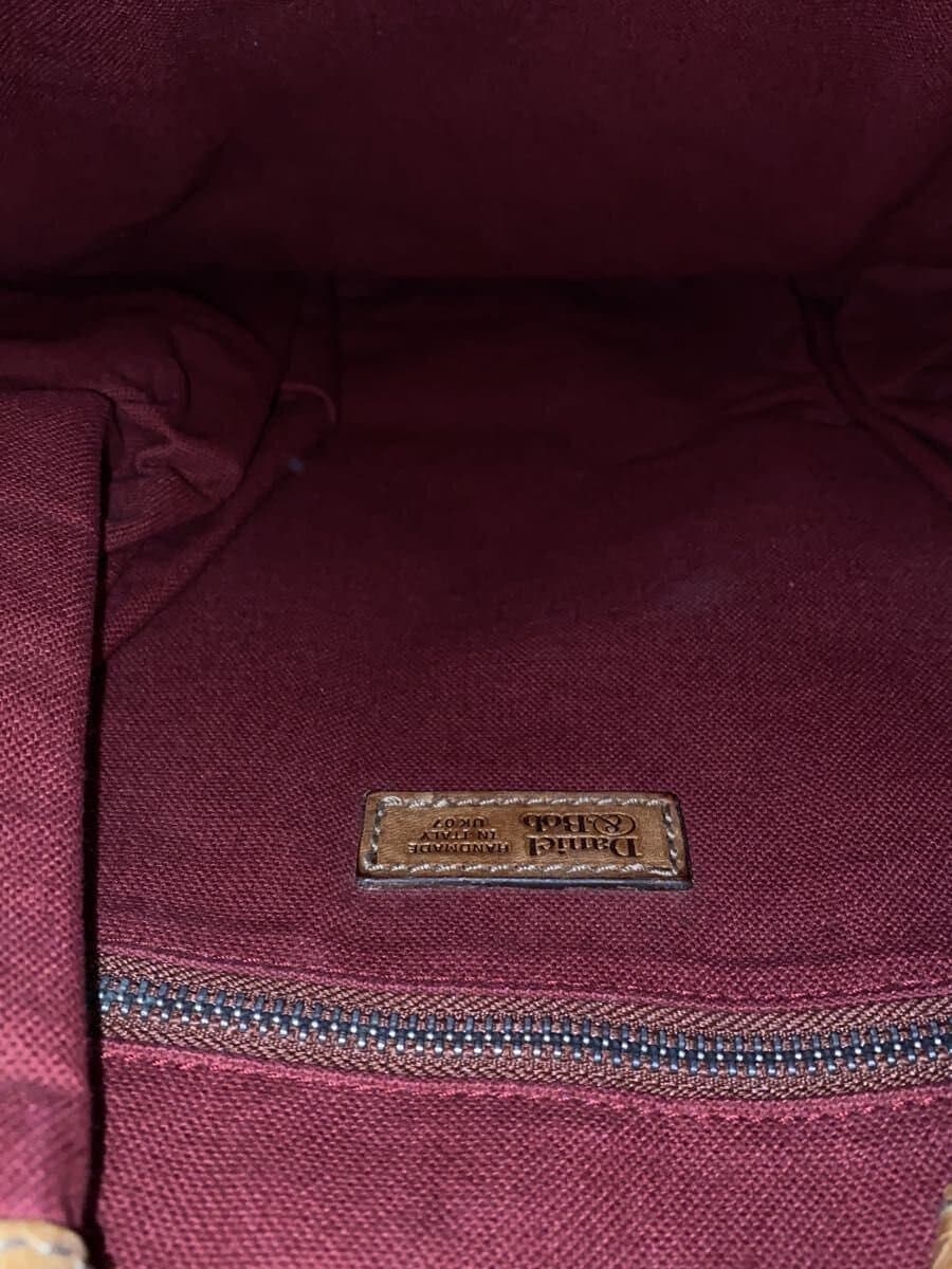 Daniel&Bob tote bag leather CML plain 6