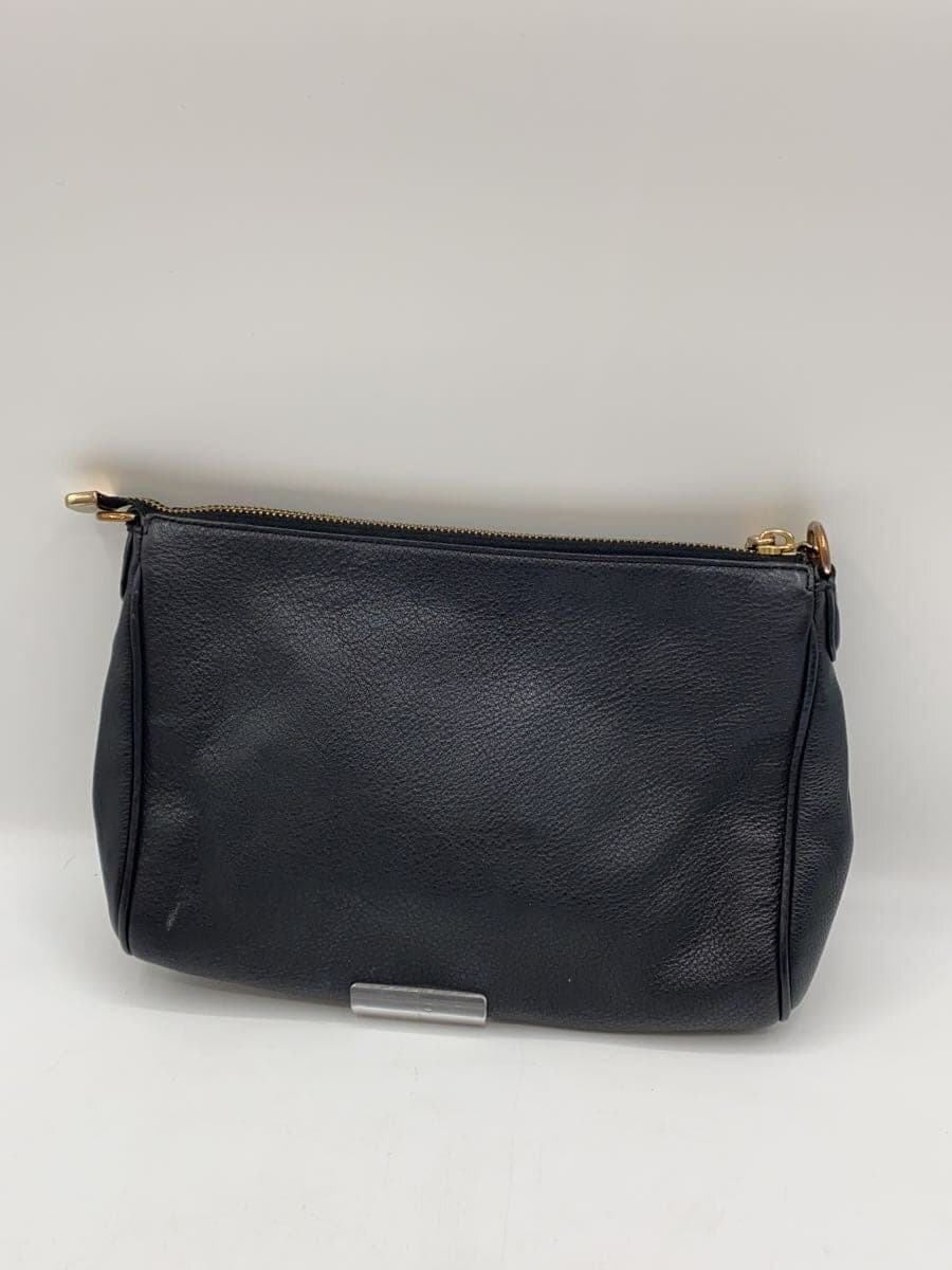 COACH Shoulder Bag Leather BLK F22212 2