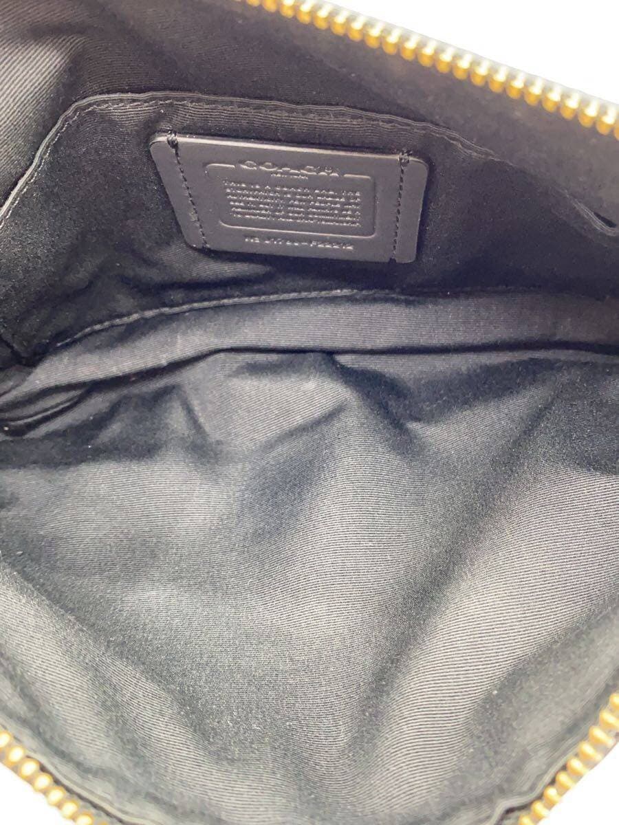 COACH Shoulder Bag Leather BLK F22212 6