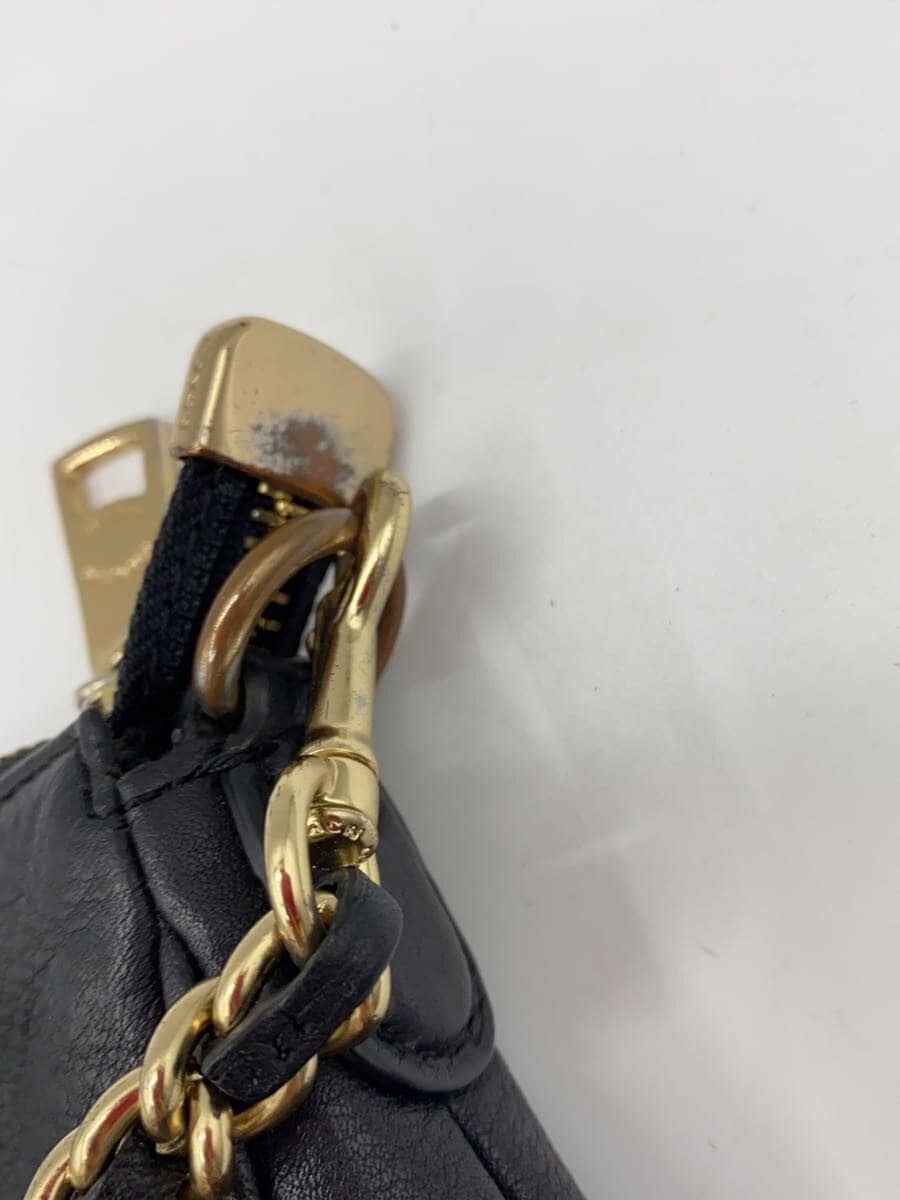 COACH Shoulder Bag Leather BLK F22212 8